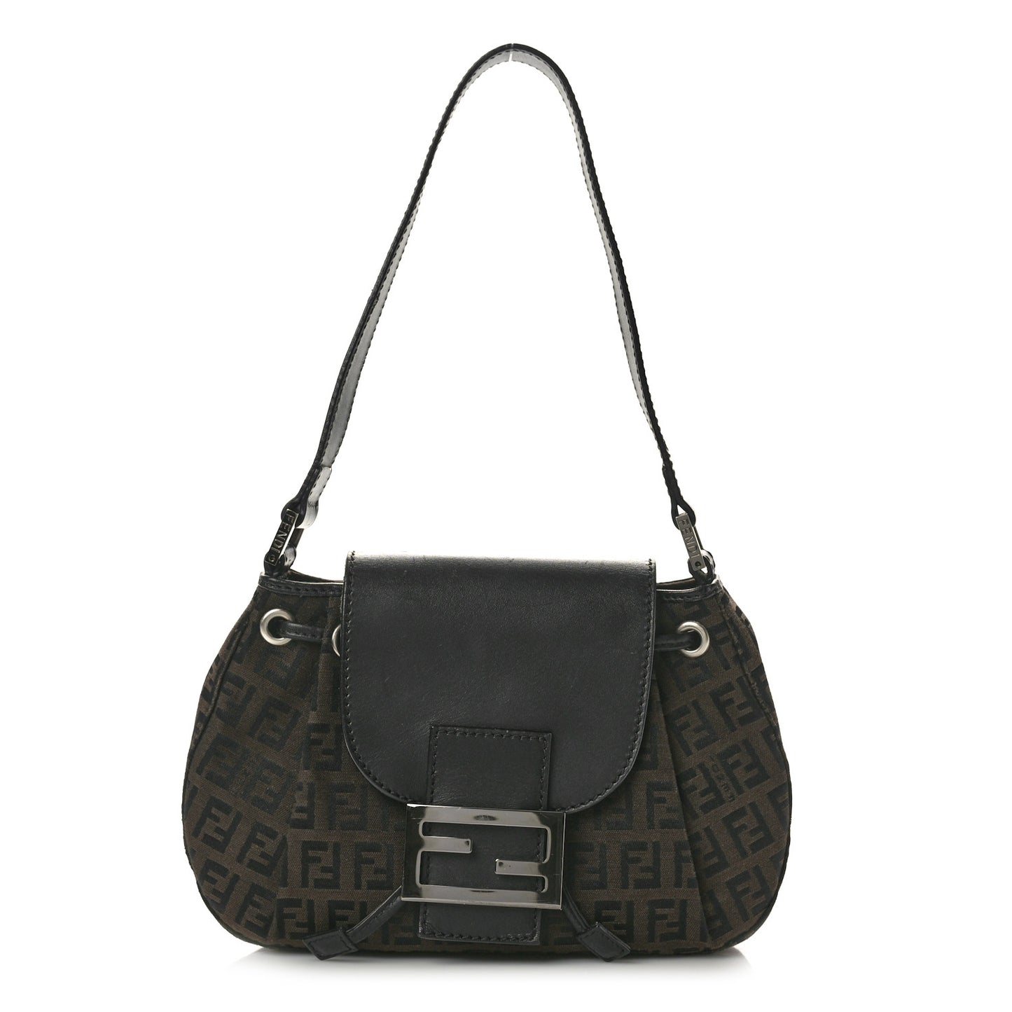 Zucchino Mini Shoulder Bag Tobacco Black
