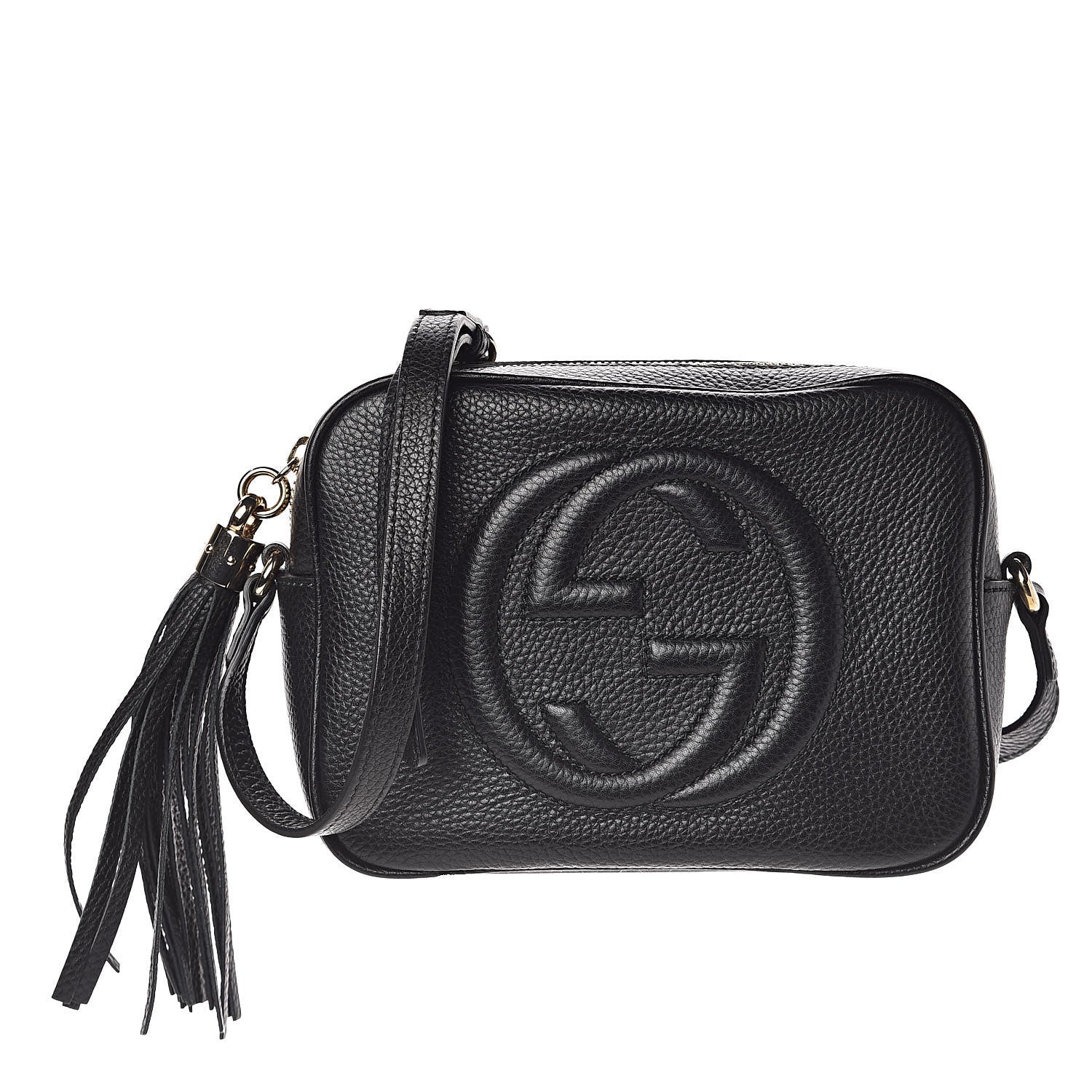 Gucci Pebbled Calfskin Small Soho Disco Bag Black 1 of 12