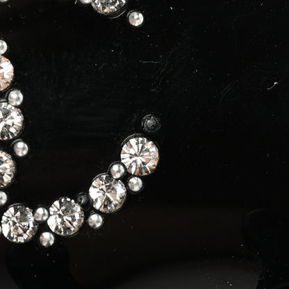Chanel Resin Enamel Crystal CC Hair Clip Black 4 of 4
