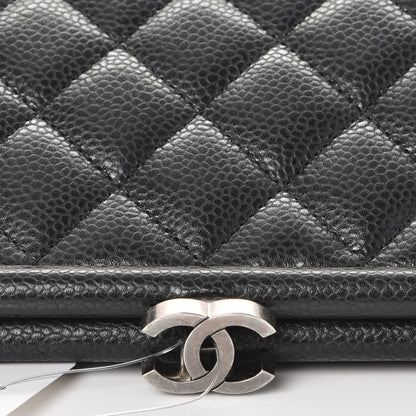 Chanel Caviar Quilted Timeless Clutch Black 8 of 8