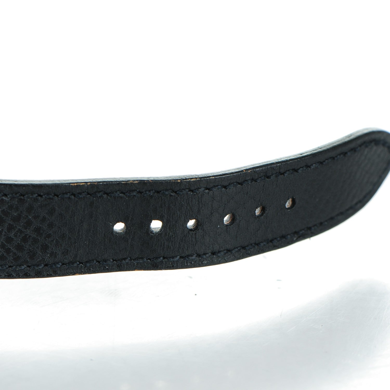 Hermes Stainless Steel Epsom 21mm Heure H Hour Quartz Watch Noir 8 of 10