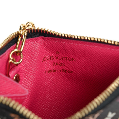 Louis Vuitton Monogram Multicolor Key Pouch Black 7 of 8