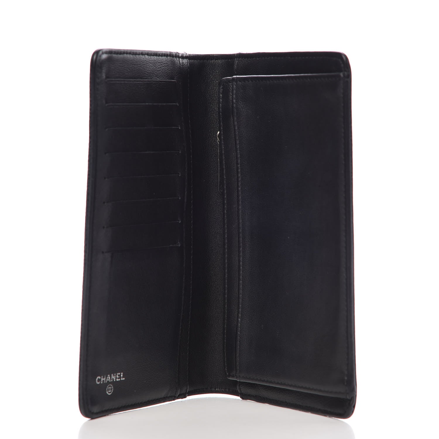 Chanel Caviar Timeless CC Yen Wallet Black 5 of 9