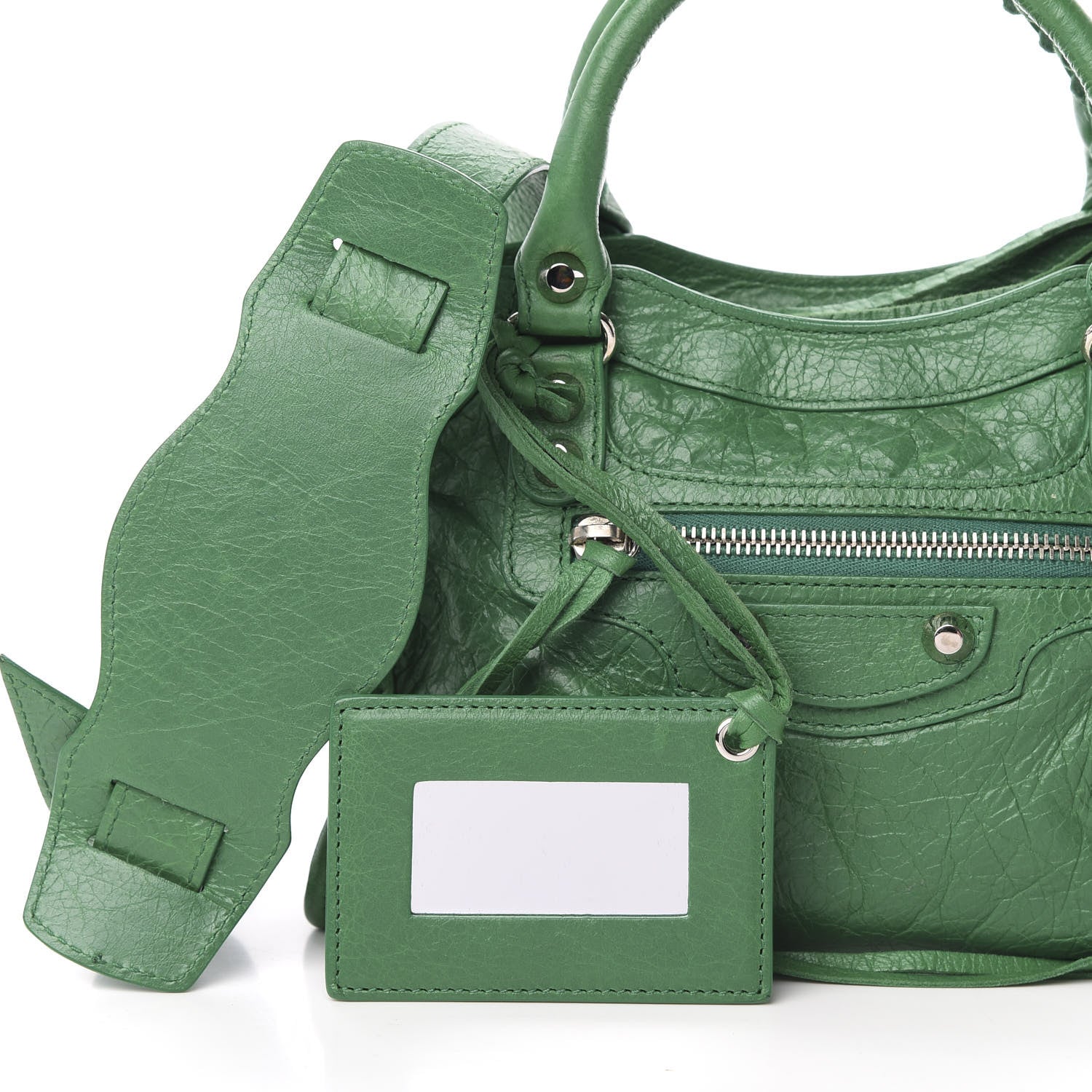 Balenciaga Agneau Classic Hardware Mini City Vert Emeraude 12 of 13