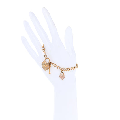 Christian Dior Heart Bracelet Gold 2 of 5