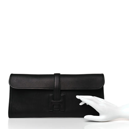 Hermes Swift Jige Elan 35 Clutch Black 2 of 9