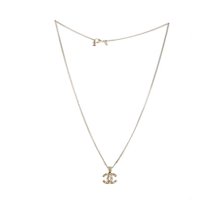 Chanel CC Chain Pendant Necklace Gold 3 of 6