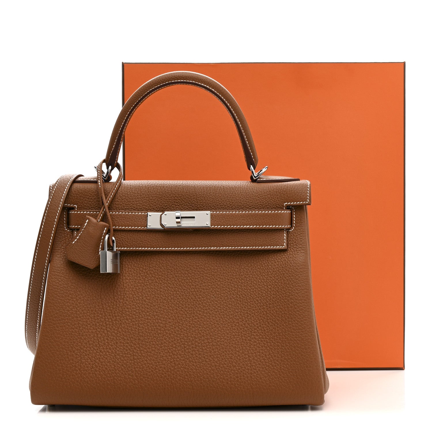 Hermes Togo Kelly Retourne 28 Gold 12 of 12