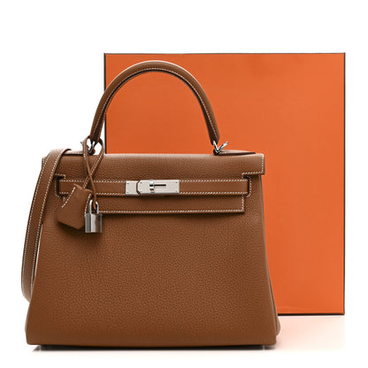 Hermes Togo Kelly Retourne 28 Gold 12 of 12