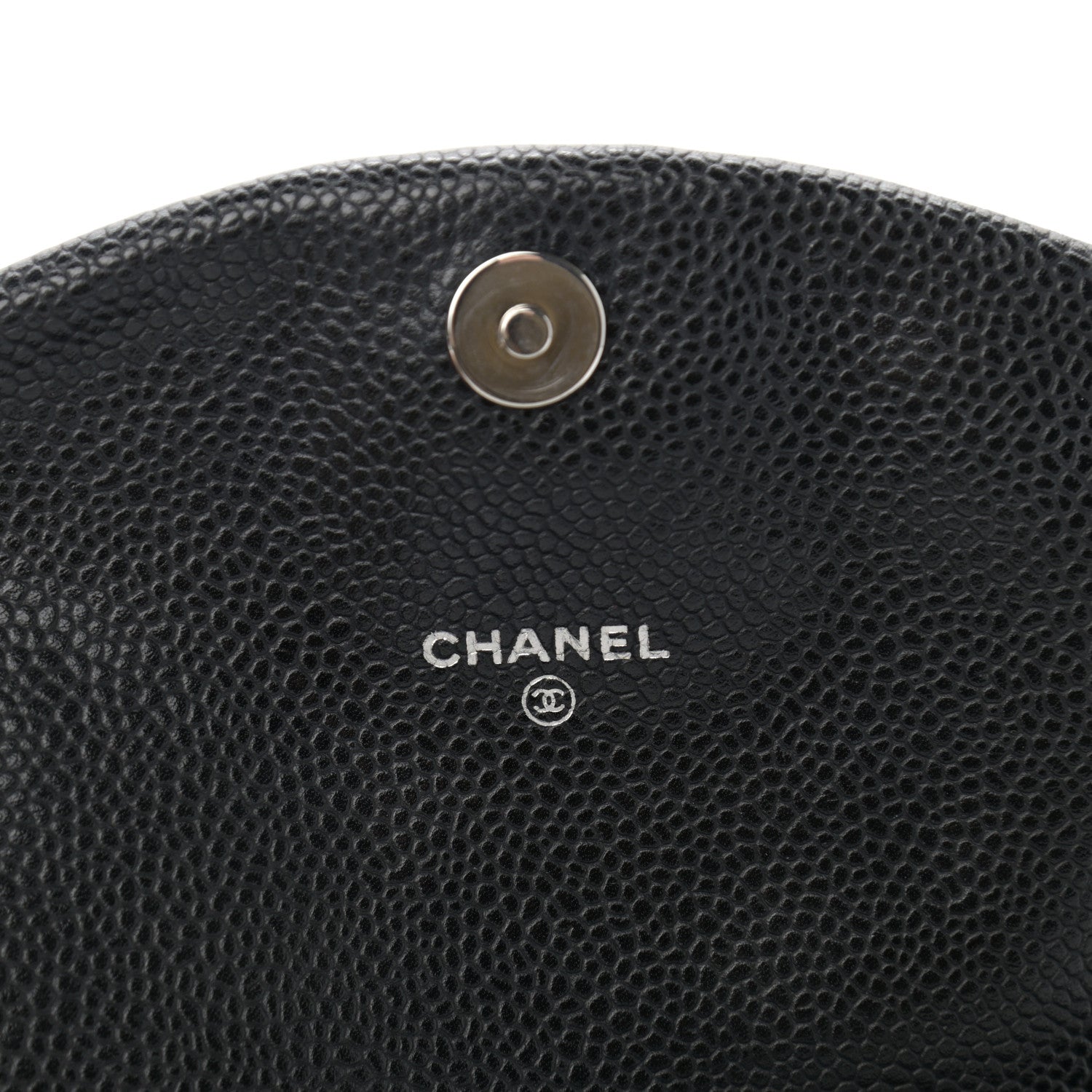 Chanel Caviar Half Moon Wallet On Chain WOC Black 10 of 10