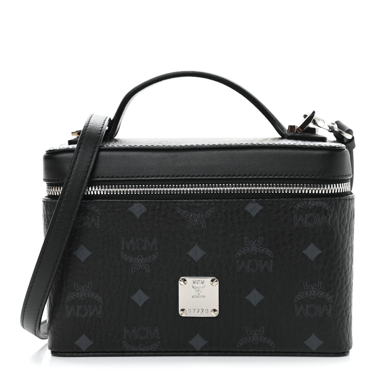 MCM Visetos Medium Rockstar Vanity Case Black 1 of 8