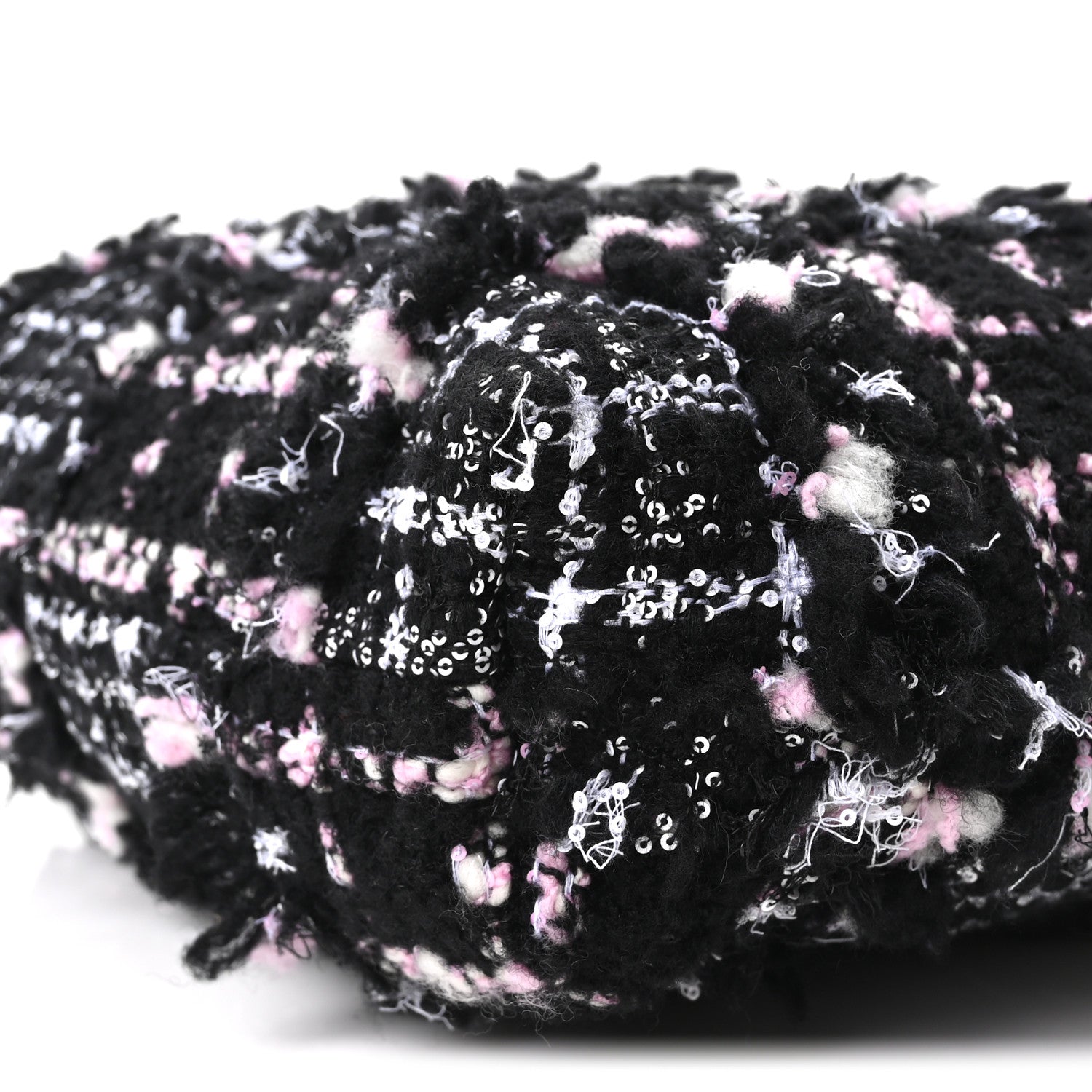 Chanel Tweed Patchwork Quilted Small Chanel 22 Black Pink White 11 of 11