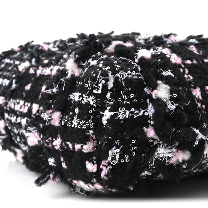 Chanel Tweed Patchwork Quilted Small Chanel 22 Black Pink White 11 of 11