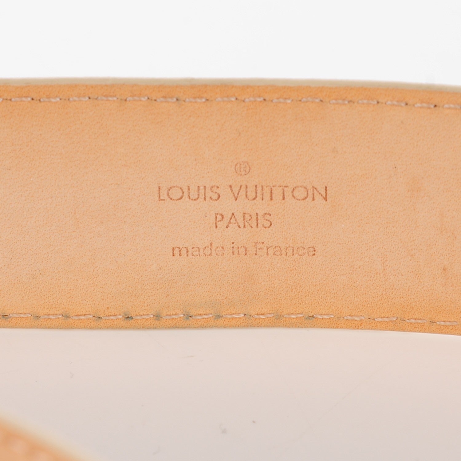 Louis Vuitton Damier Azur Voyage Belt 85 34 8 of 9