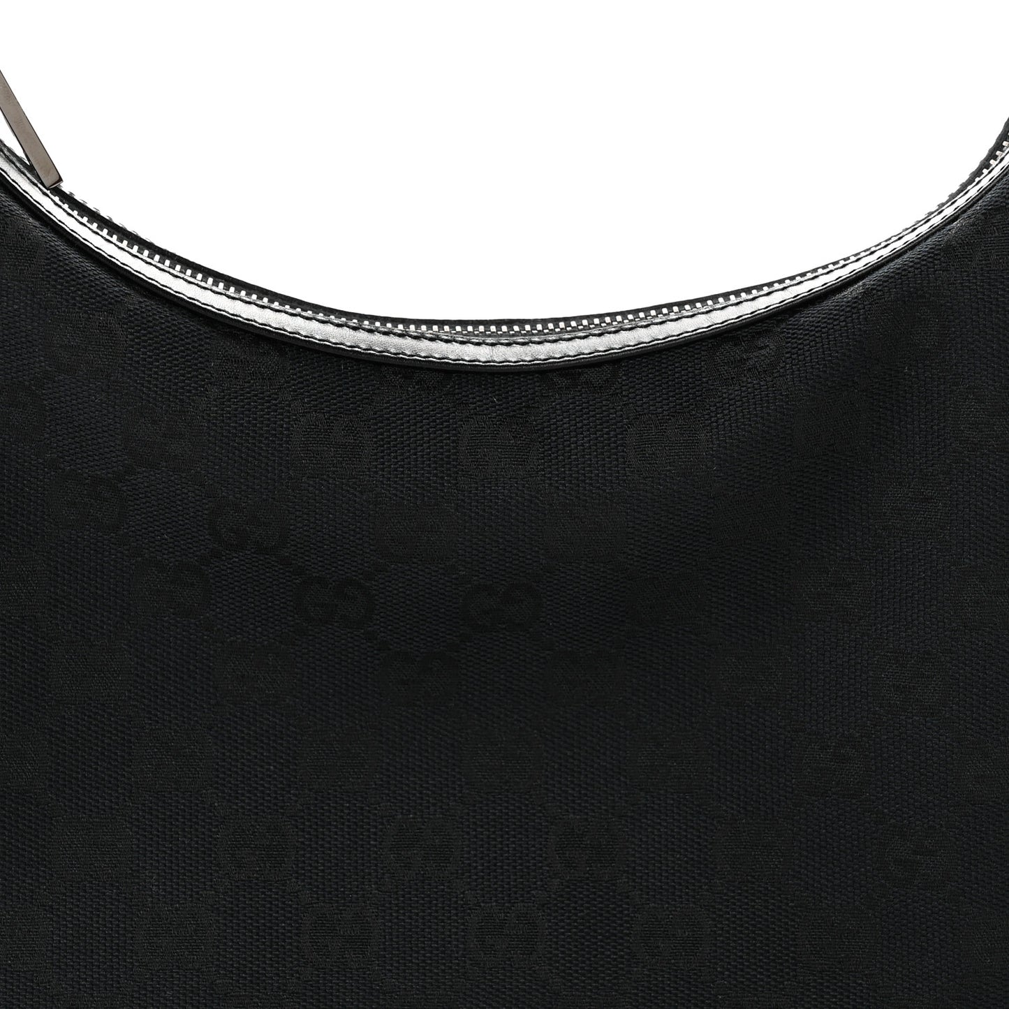 Monogram GG Small Clasp Hobo Black