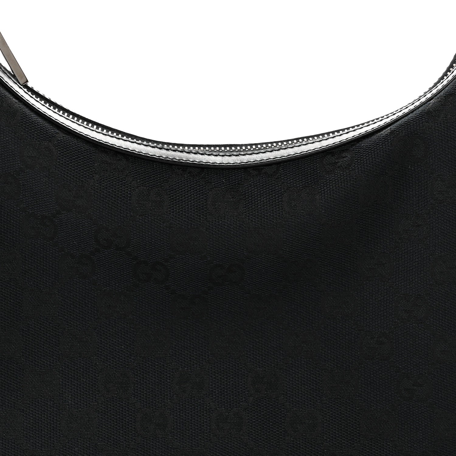 Gucci Monogram GG Small Clasp Hobo Black 7 of 10