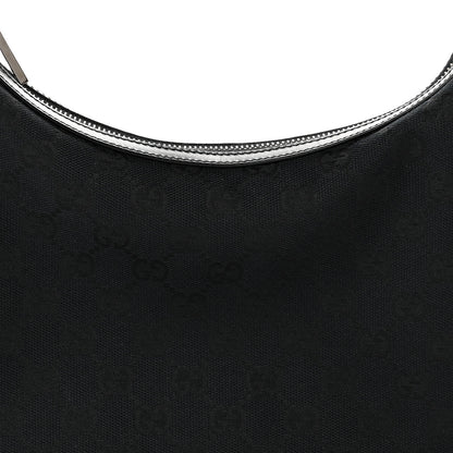 Gucci Monogram GG Small Clasp Hobo Black 7 of 10