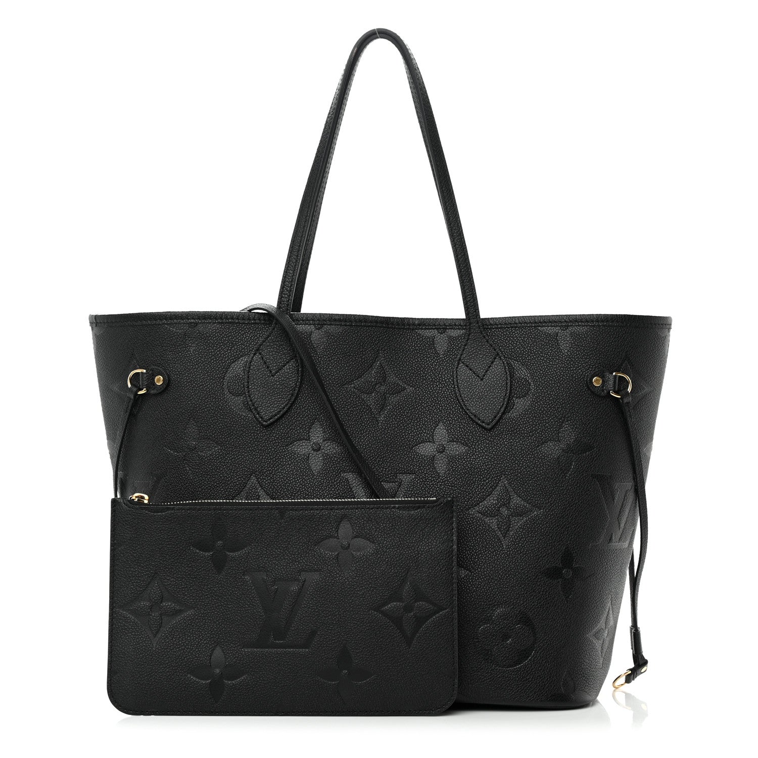 Louis Vuitton Empreinte Monogram Giant Neverfull MM Black 1 of 13