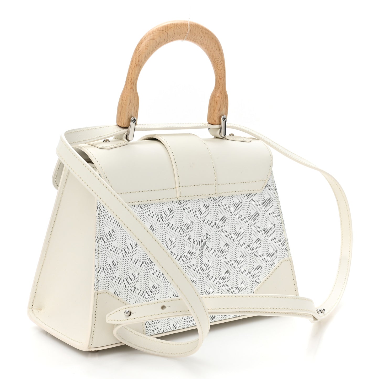 Goyardine Structure Mini Saigon White