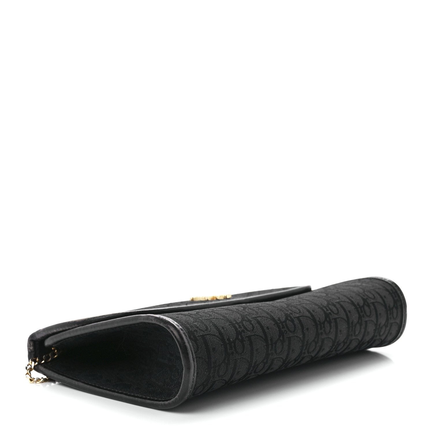 Christian Dior Monogram Chain Flap Black 3 of 9