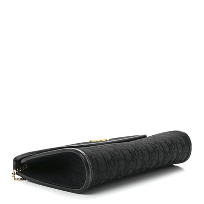Christian Dior Monogram Chain Flap Black 3 of 9