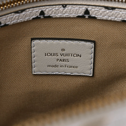 Louis Vuitton Monogram Giant Speedy Bandouliere 30 Kaki Beige 6 of 11