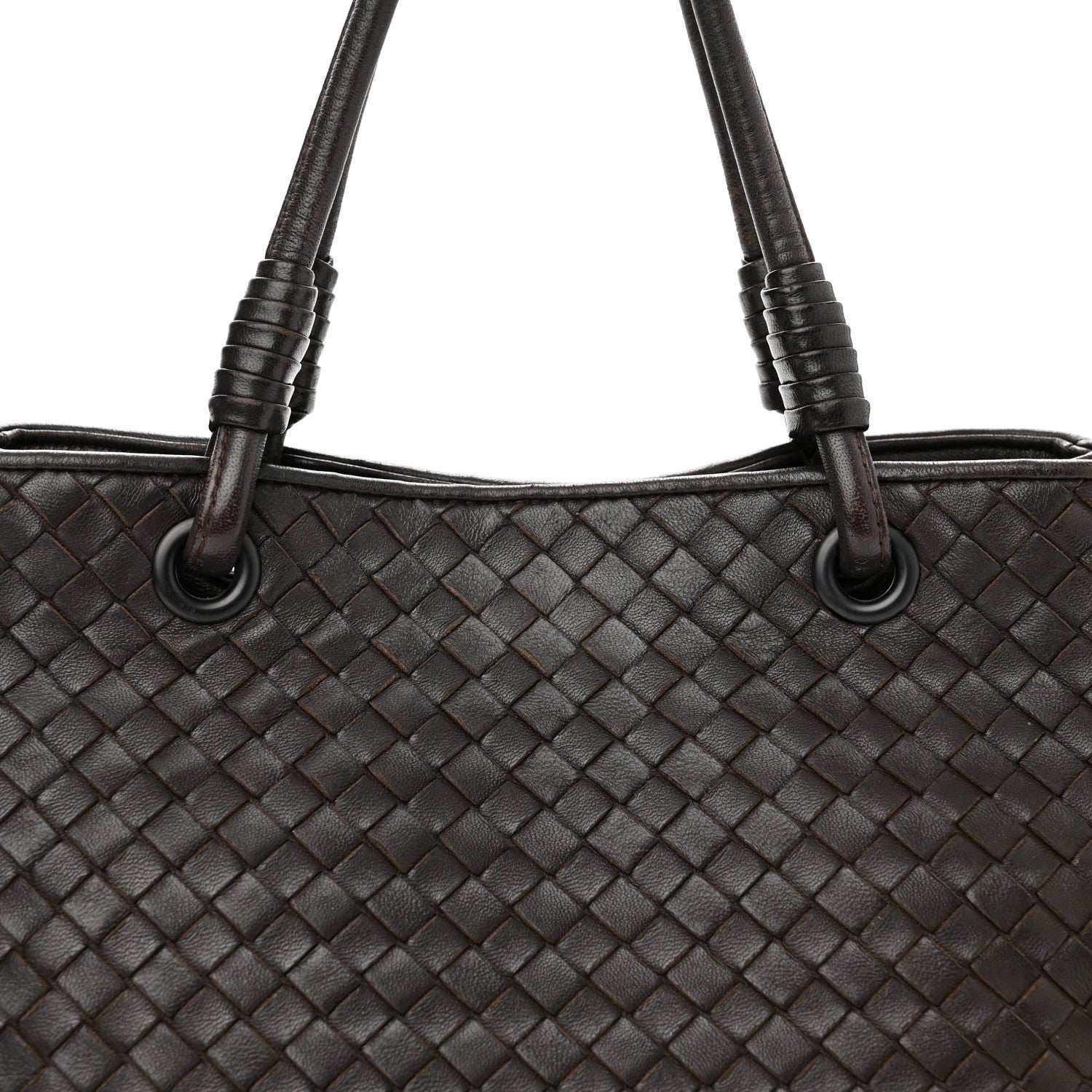 Bottega Veneta Nappa Intrecciato Woven Tote Ebano 8 of 14