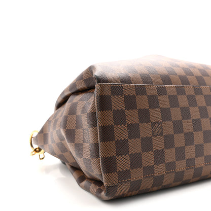 Louis Vuitton Damier Ebene Odeon Tote MM Black 8 of 9