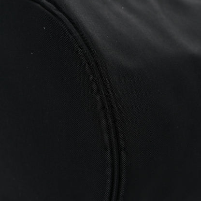 Balenciaga Recycled Sport Nylon Logo Embroidered Wheel Drawstring Bucket Bag Black White 11 of 11