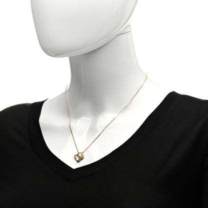 Van Cleef & Arpels 18K Yellow Gold Guilloche Vintage Alhambra Pendant Necklace 2 of 7