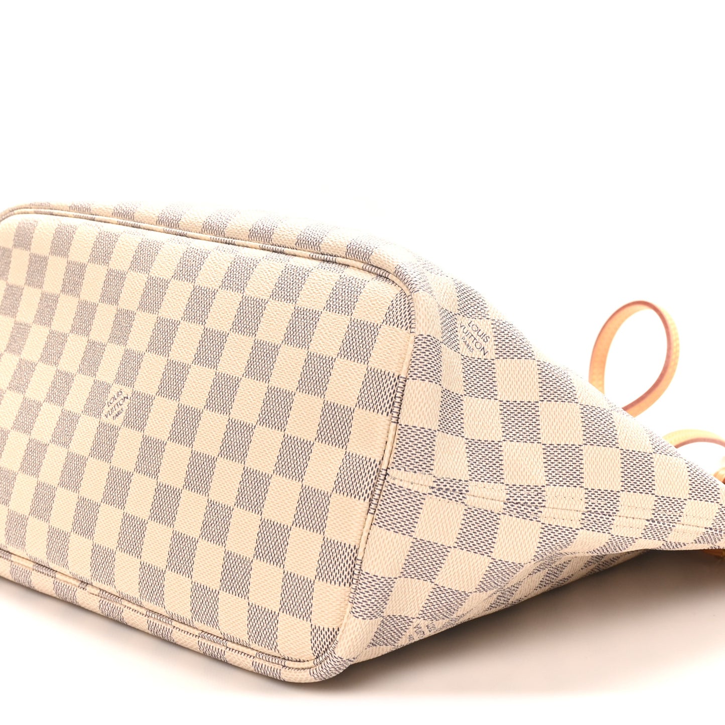 Damier Azur Neo Neverfull MM Rose Ballerine