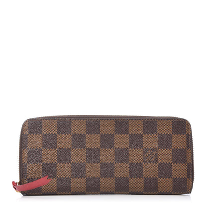 Louis Vuitton Damier Ebene Clemence Wallet 1 of 9