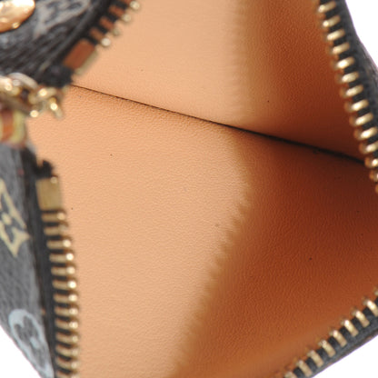 Louis Vuitton Monogram Multicolor Key Pouch Black 5 of 7
