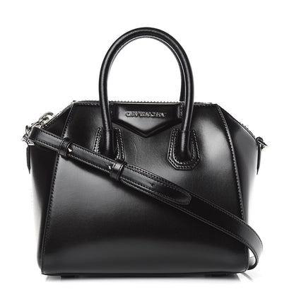 Givenchy Shiny Lord Calfskin Mini Antigona Black 1 of 11