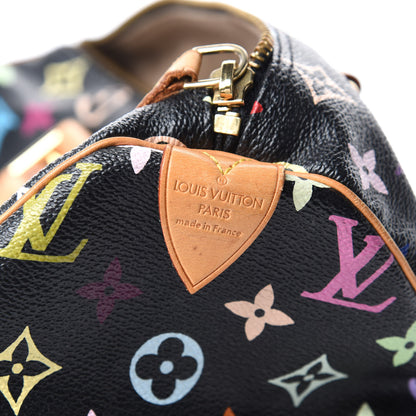 Louis Vuitton Monogram Multicolor Speedy 30 Black 6 of 9