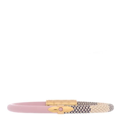 Louis Vuitton Damier Azur Daily Confidential Bracelet 17 Pink 3 of 4