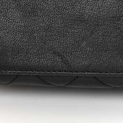 Chanel Shiny Sheepskin Quilted Mini Trapezio Flap Black 13 of 16