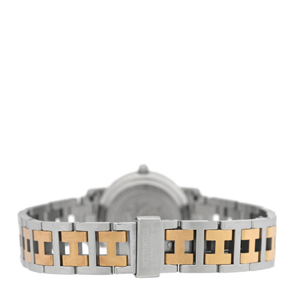 Hermes Stainless Steel 24mm Clipper Quartz Watch Gold 3 of 4