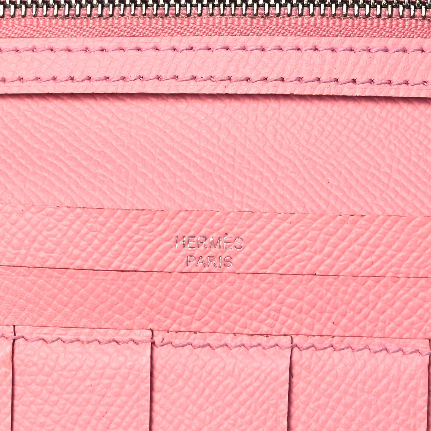Hermes Epsom Bearn Gusset Wallet Rose Confetti 8 of 14