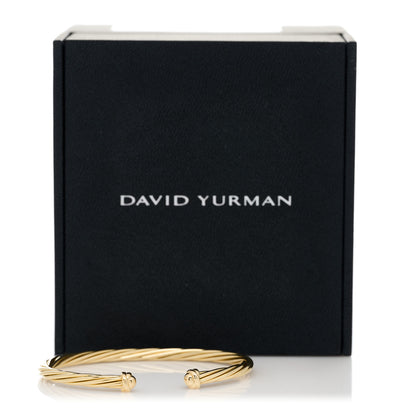 David Yurman 18K Yellow Gold 4mm Helena Bracelet 4 of 4