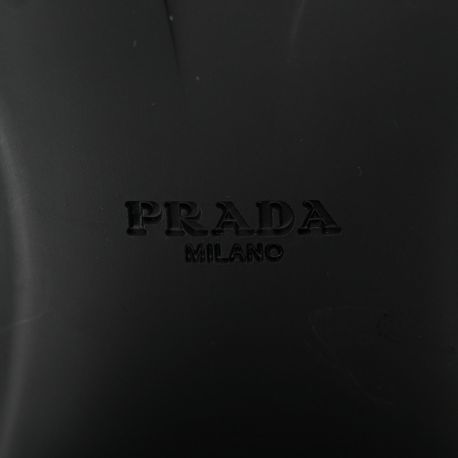 Prada Spazzolato Re-Nylon Metal Triangle Logo Lace Up 55mm Ankle Boots 37 Black 8 of 8