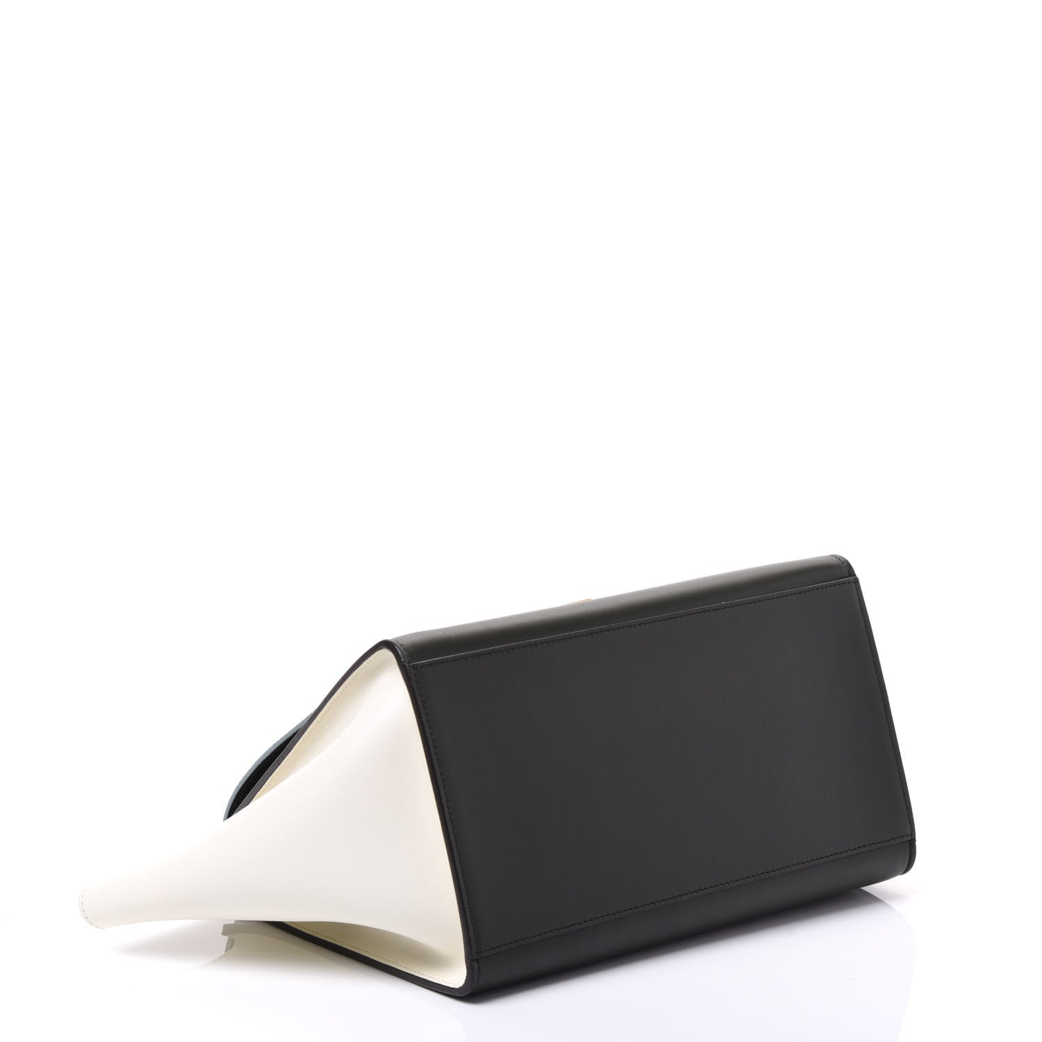 Celine Bullhide Calfskin Small Tri-Color Trapeze Jade 3 of 10