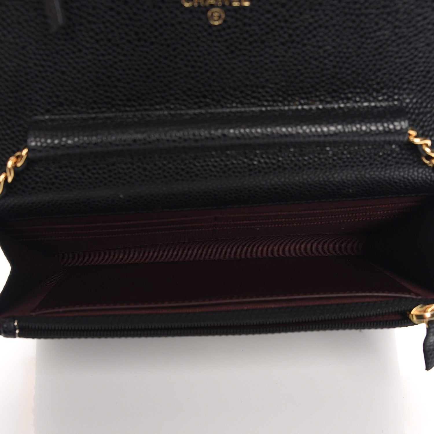 Chanel Caviar Quilted Wallet On Chain WOC Black 5 of 9