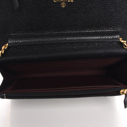 Chanel Caviar Quilted Wallet On Chain WOC Black 5 of 9