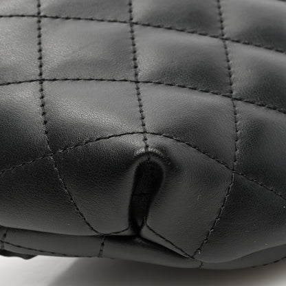Chanel Lambskin Quilted Waist Belt Bag Black 9 of 10
