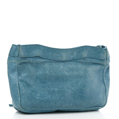 Balenciaga Chevre Porte Toilette Makeup Clutch Cyclade 3 of 12