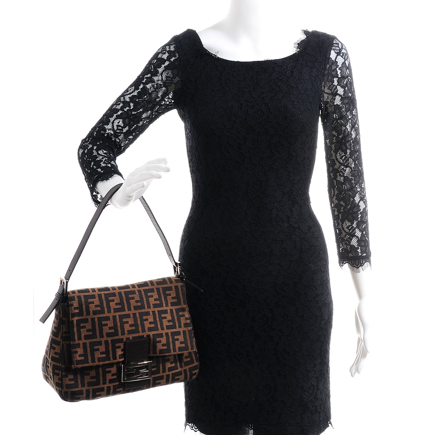Fendi Zucca Mama Baguette Tobacco 2 of 9