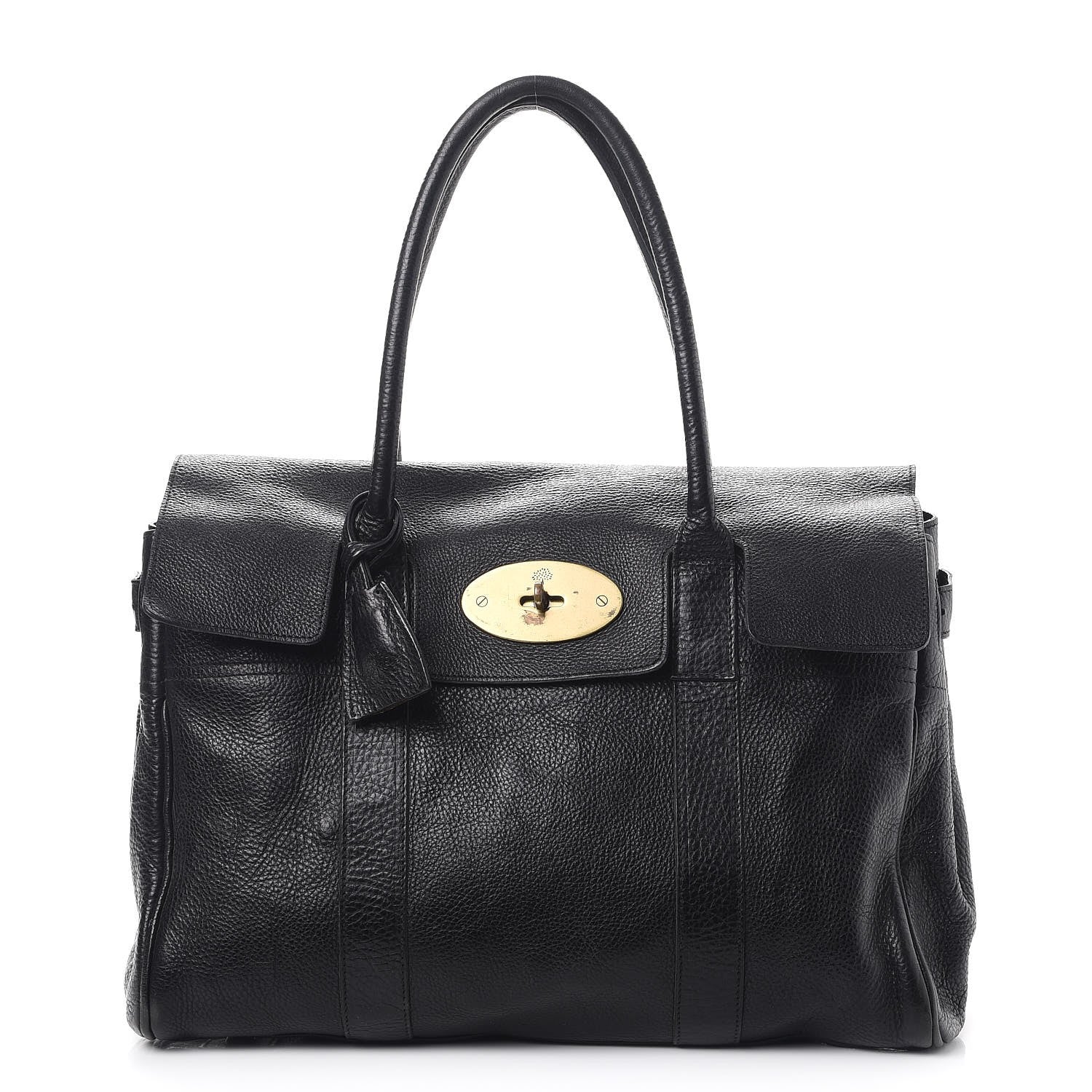 Mulberry Classic Grain Calfskin Bayswater Black 1 of 15
