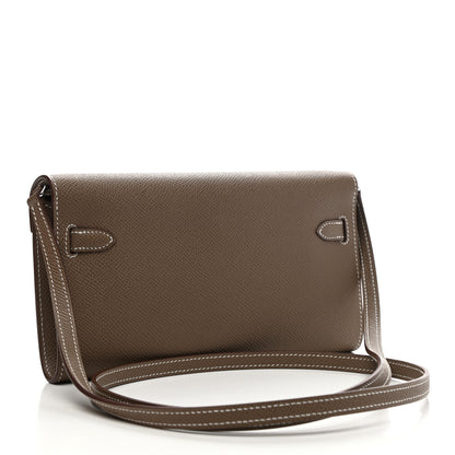 Hermes Epsom Kelly Wallet To Go Etoupe 3 of 7