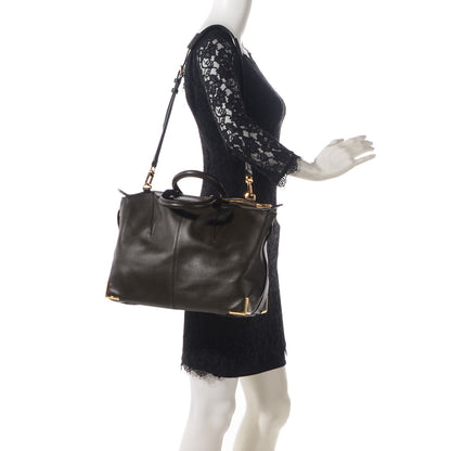 Alexander Wang Smooth Calfskin Liner Tote Dark Green 2 of 7